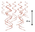 Świderki rose gold 60 cm
