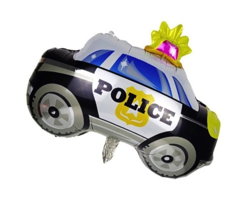 Balon foliowy wóz policyjny 39 cm