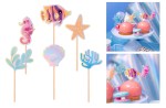 Toppery na tort Ocean 6 sztuk