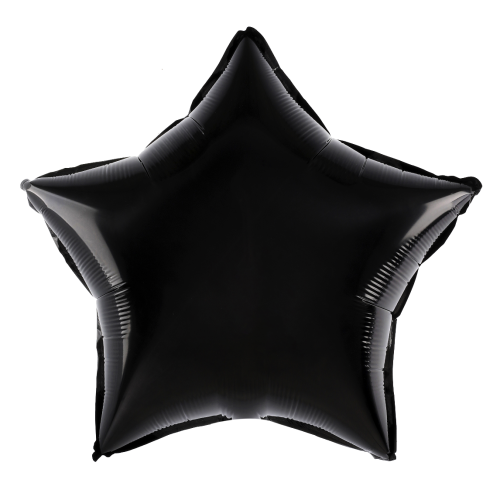balon foliowy gwiazda 45cm czarna