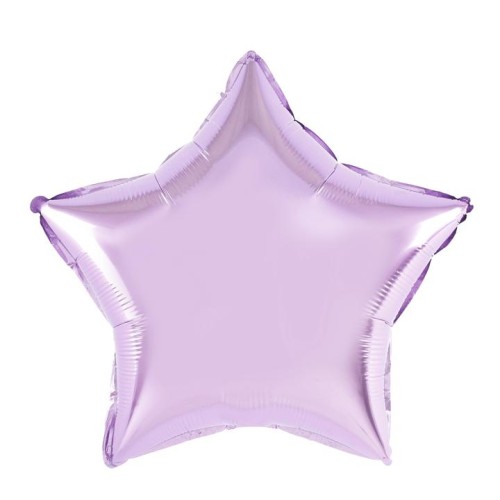 balon foliowy gwiazda liliowe 45cm