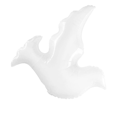 Balon foliowy Gołąb biały 45cm.jpg