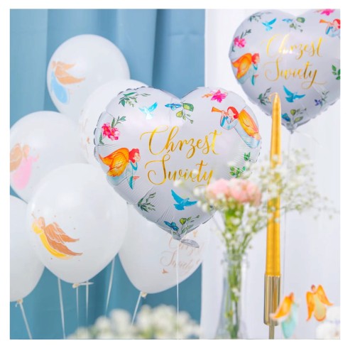 Balony na chrzest Anioły biodegradowalne12cali 6szt. zestaw1.jpg
