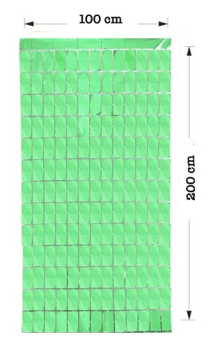Kurtyna foliowa panelowa zielona 100x200cm Dzień Św. Patryka