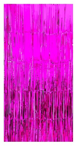 Kurtyna imprezowa fuksja ciemny róż 100x250cm