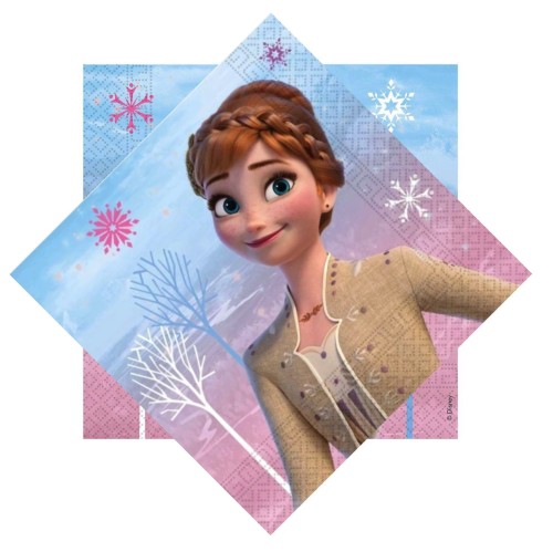 Serwetki papierowe Kraina Lodu Frozen 2 rozm. 33x33 cm, 20 szt.