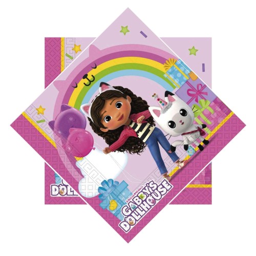 Serwetki papierowe Koci Domek Gabi, 33 cm, 20 szt.