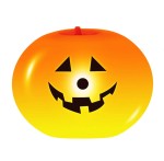 Balon lateksowy Świecąca dynia Halloween 1 szt