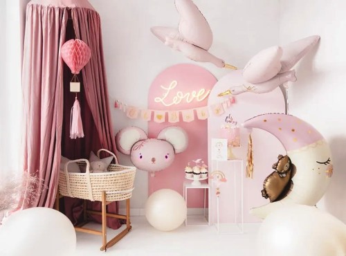 inspiracja na roczek baby shower dziewczynki