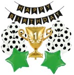 Zestaw balonów dla Piłkarza Girlanda Happy Birthday piłka nożna Puchar Hel
