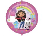 Balon foliowy 18" Gabby's Dollhouse Koci Domek 46 cm