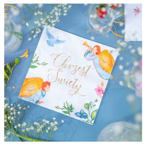 Serwetki na chrzest Anioły 10szt.11.jpg