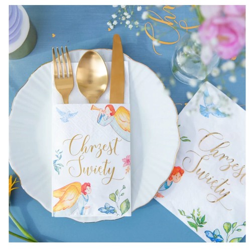 Serwetki na chrzest Anioły 10szt.111.jpg