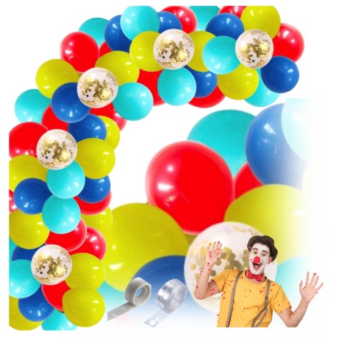 Girlanda balonowa Dzień Przedszkolaka kolorowa Dzień Dziecka Pasowanie