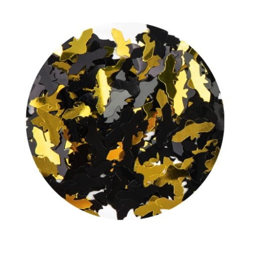 Konfetti foliowe Halloween Dynie pomarańczowe 15g11Konfetti foliowe Halloween Nietoperze złoto-czarne 15g11.jpg