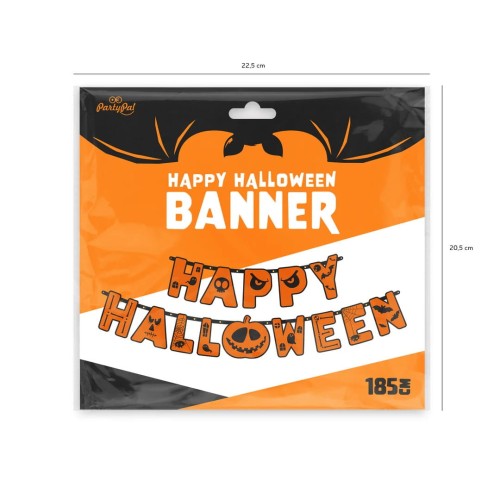 Baner Happy Halloween z dynią pomarańczowy 185cm 1.jpg