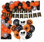 Girlanda balonowa Happy Halloween Pajęczyna Pająk Zestaw balonów Baner