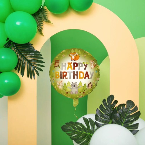 Baner Happy Birthday Leśni przyjaciele 210x16cm1111.jpg