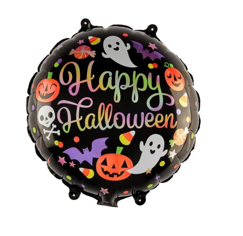 Balon foliowy Happy Halloween dynie i spółka 45cm.jpg