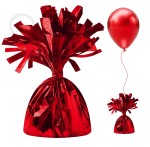 Ciężarek do balonów czerwony błyszczący