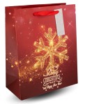 Torebka na prezenty Merry Christmas and Happy New Year średnie