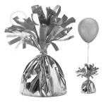 Ciężarek do balonów srebrny błyszczący