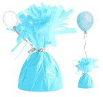 Ciężarek do balonów błękitny matowy