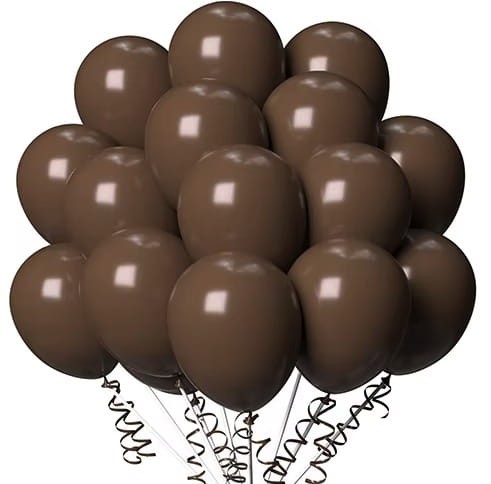 Balony lateksowe brązowe metalizowane 12 cali 20 szt .jpg