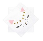 Serwetki papierowe z nadrukiem Kotka Meow Kotek 33x33cm 20 szt