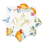 Serwetki papierowe na Chrzest Święty w  Aniołki 10szt.