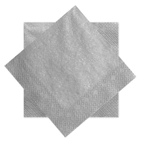 Serwetki srebrne 20 sztuk metaliczne trójwarstwowe 33x33cm.jpg