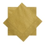 Serwetki papierowe trójwarstwowe złote 33x33cm 20szt