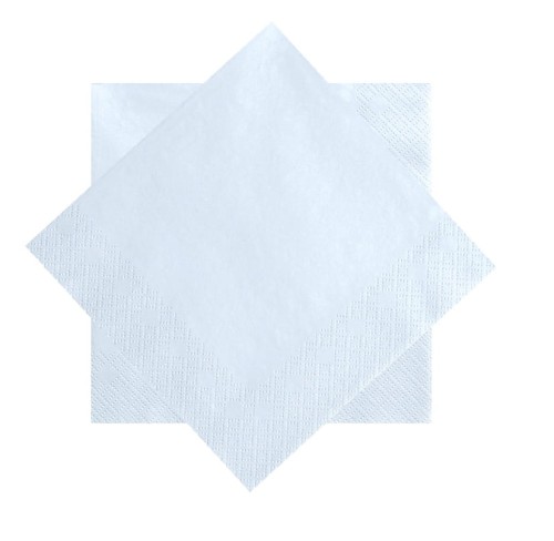 Serwetki papierowe trójwarstwowe jasny błękit 33x33cm 20szt