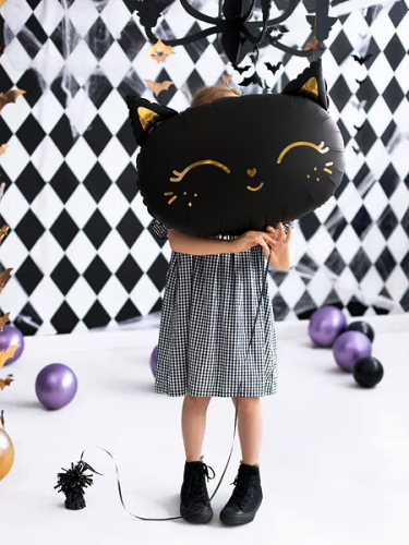 Balon foliowy Kotek, 48x36cm, czarny1.png