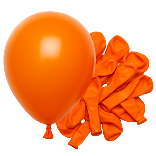 Balony lateksowe pomarańczowe 20 szt 5 cali