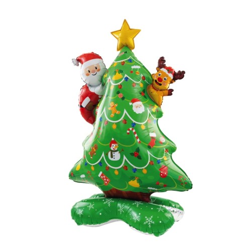 Balon foliowy stojący Choinka 93x153cm11.jpg