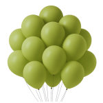 Balony lateksowe oliwkowe eukaliptus 12 cali 20 szt
