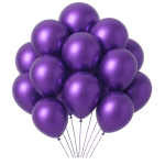 Balony lateksowe fioletowe metaliczne 12 cali 20 sztuk