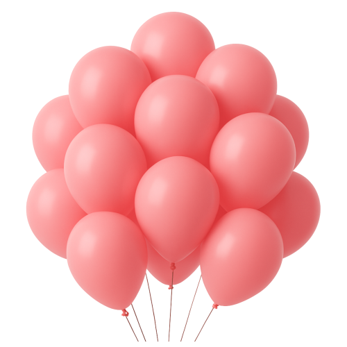 Balony lateksowe rumiany ciepły różowy 12 cali 20 szt