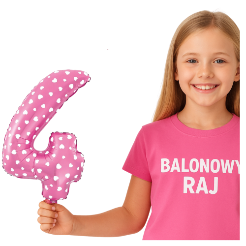 Balon foliowy różowa cyfra 4 w serduszka 40cm.png