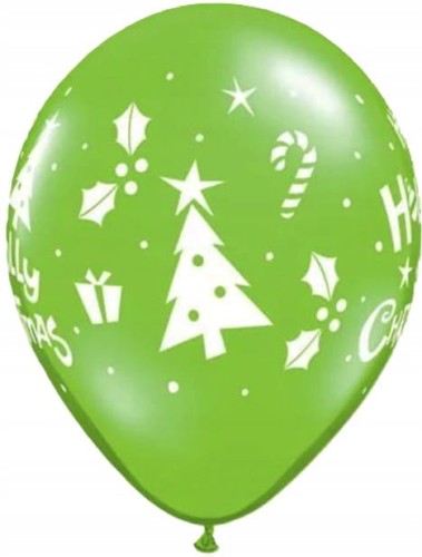 Balon Have a Holly Jolly Christmas 12cali 6szt. mix123.jpg