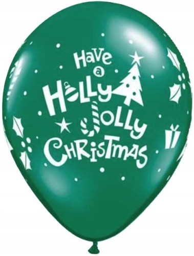 Balon Have a Holly Jolly Christmas 12cali 6szt. mix1234.jpg