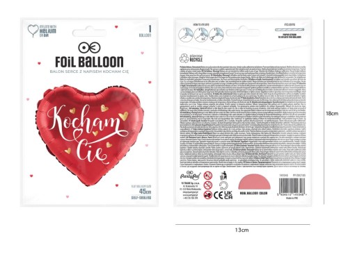 Balon foliowy serce Kocham Cię 18cali1.jpg