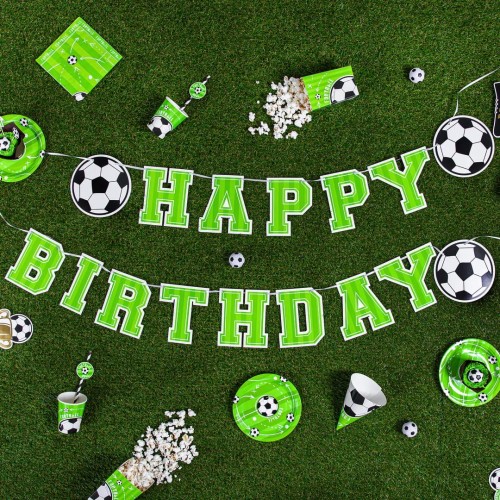 Baner Happy Birthday Football 250x16,4cm.jpg