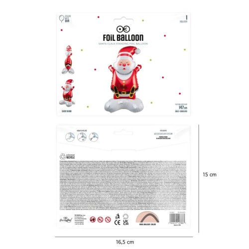 Balon foliowy stojący Mikołaj 70x147cm1111.jpg