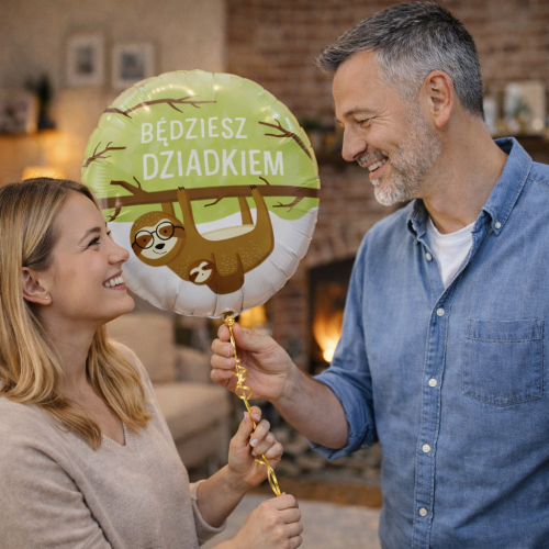 Balon foliowy Będziesz Dziadkiem, 18" Baby Shower .png