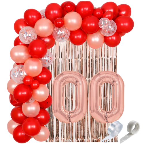 Dekoracje na 50tkę 60tkę dla Kobiety Urodziny Girlanda balonowa cyfry 0-99.png
