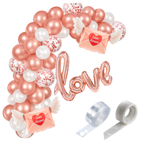 Zestaw balonów Walentynki Zakochani love Wieczór Panieński Walentynka list
