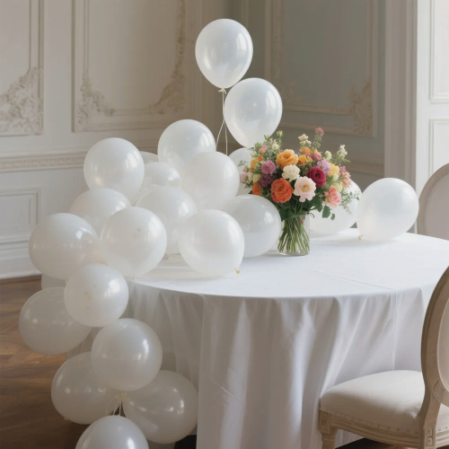 balony lateksowe białe 12 cali