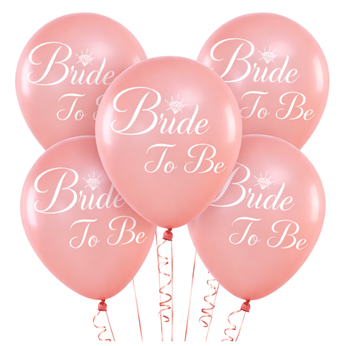 Balony lateksowe z nadrukiem Bride to be 12 cali 5 szt
